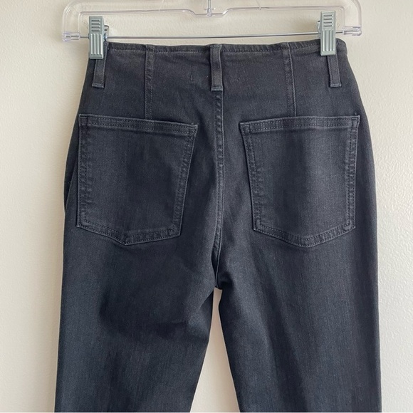 New Free People We the Free Level Up Slit Bootcut flare Jeans western country 26 - Picture 8 of 16